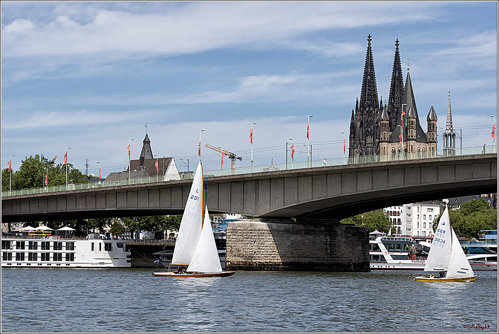 100 Jahre Rheinwoche 2022 - 1. Wettfahrt Porz - Hitdorf, 03.06.2022,